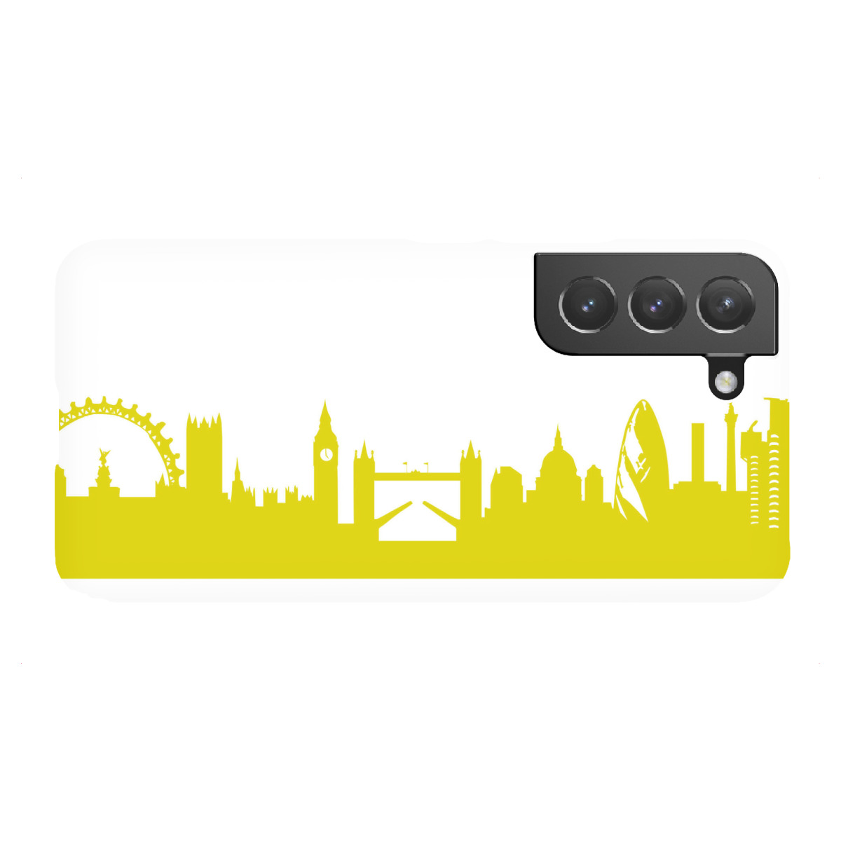 "London 06 Skyline Spring-Green Print monochrome"für Samsung Galaxy - Premium-Case Handyhülle artboxONE