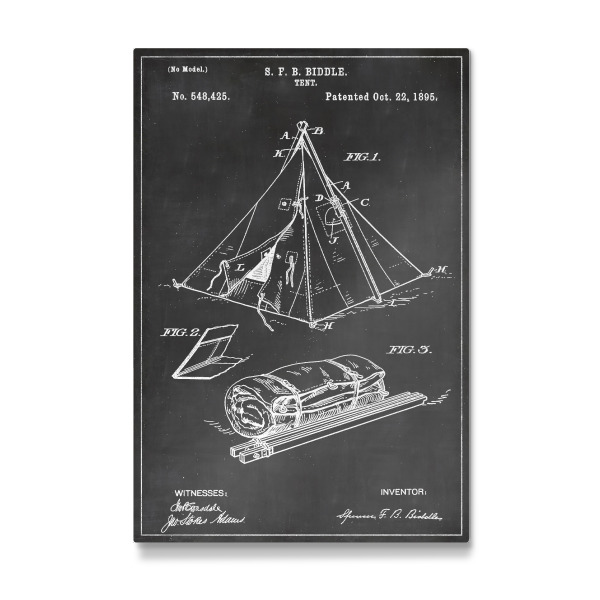 Galerie-Print "Camping Zelt" 30x20 cm artboxONE
