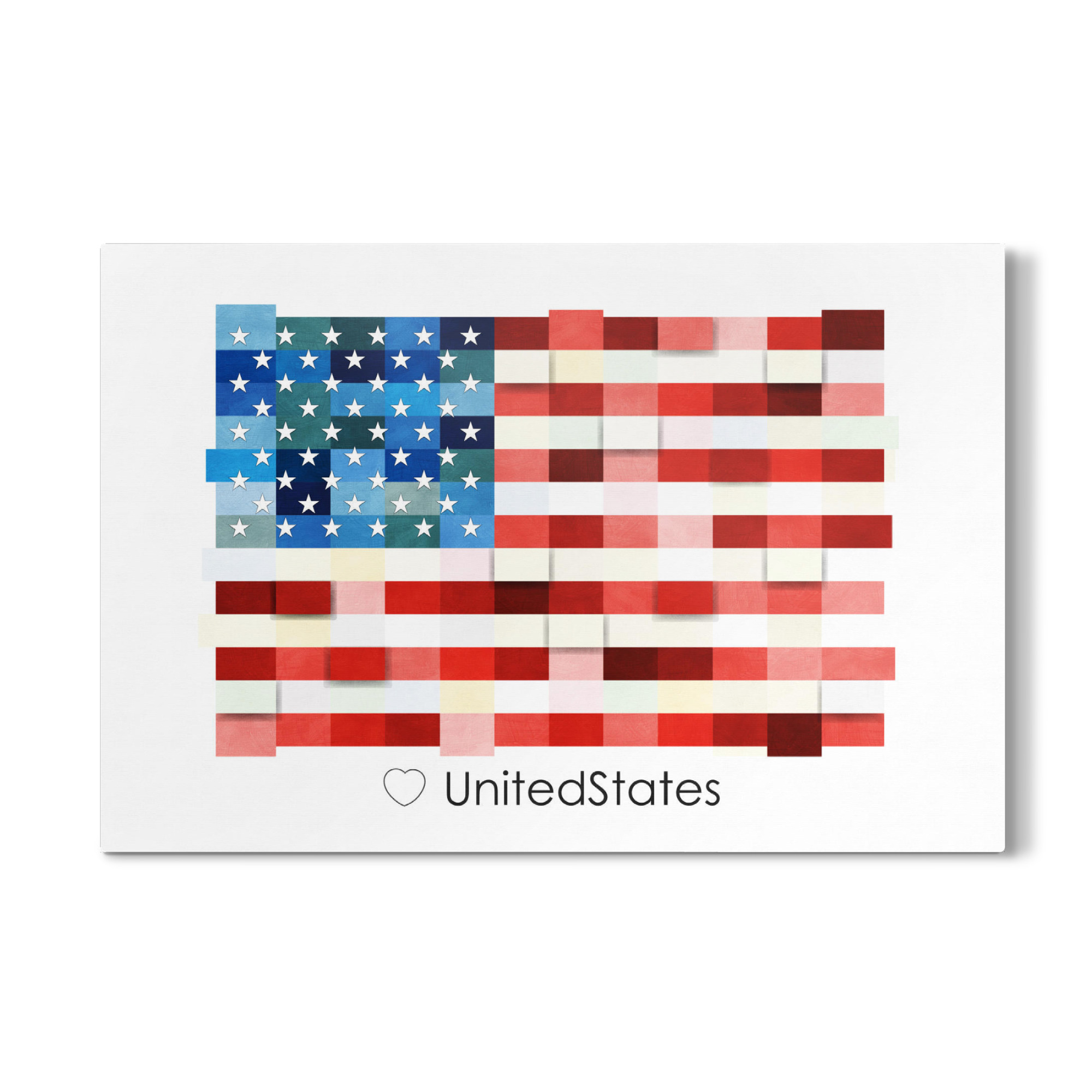 Galerie-Print "United States USA Flag" 75x50 cm artboxONE