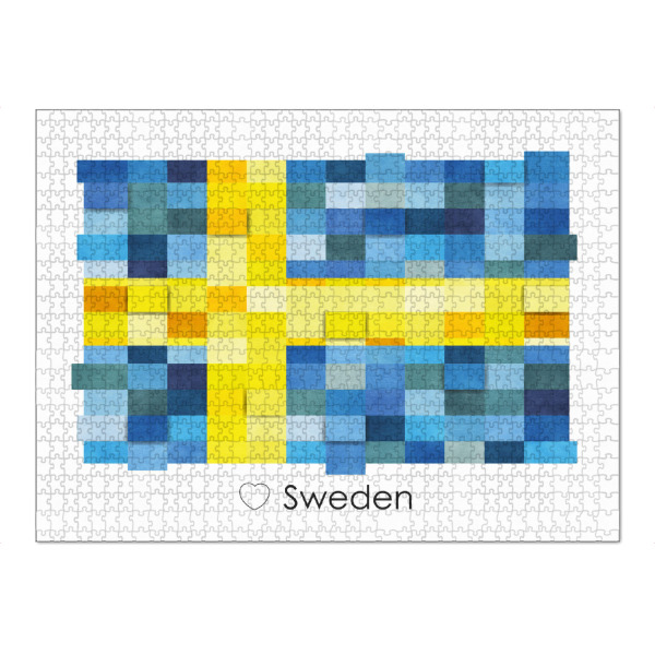 Puzzle Ravensburger "Sweden Flag" artboxONE - Reise,Reise / Länder