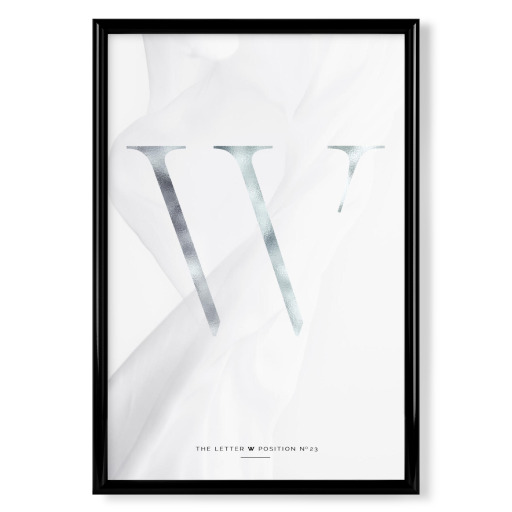 SILBER LETTER COLLECTION | W