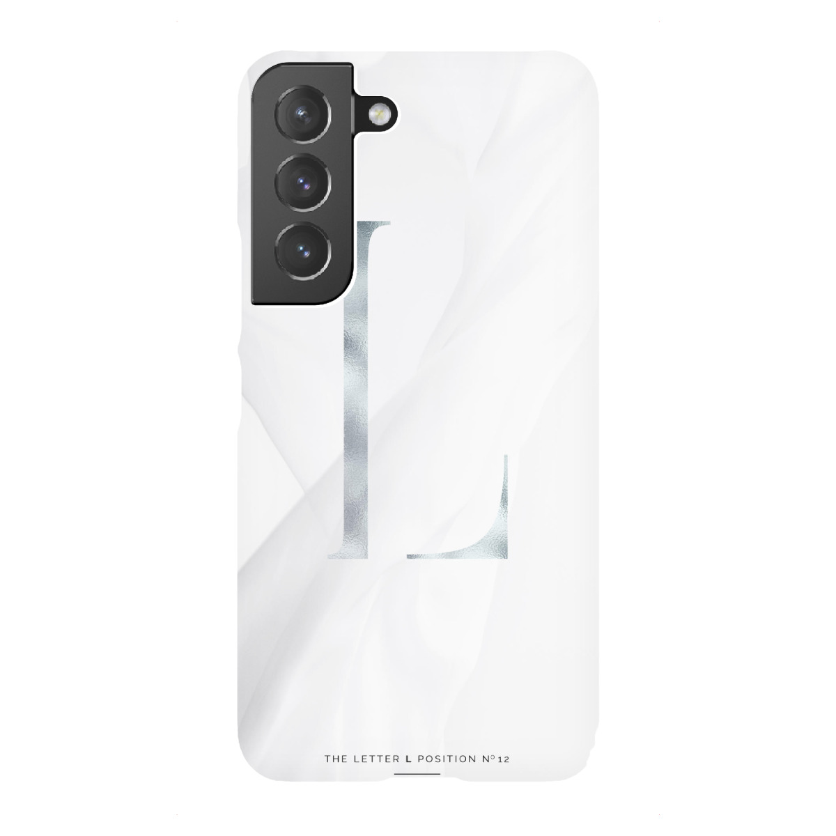 Samsung Galaxy "SILBER LETTER COLLECTION | L" Premium-Case Handyhülle artboxONE
