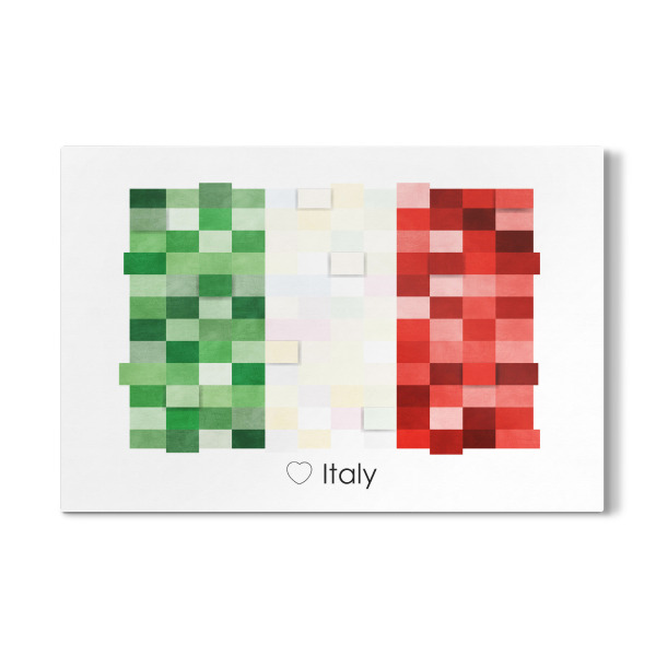 Galerie-Print "Italy Flag" 30x20 cm artboxONE
