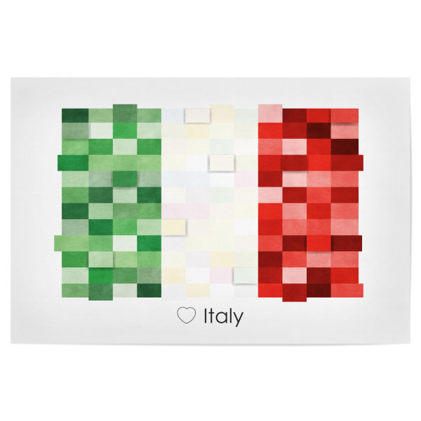 Poster 30x20 cm "Italy Flag" artboxONE - Reise,Reise / Länder