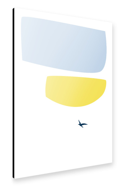 Alu-Dibond "Freisein" 30x20 cm artboxONE