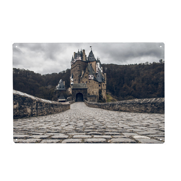Holzbild "Burg Eltz II" artboxONE - Natur,Reise
