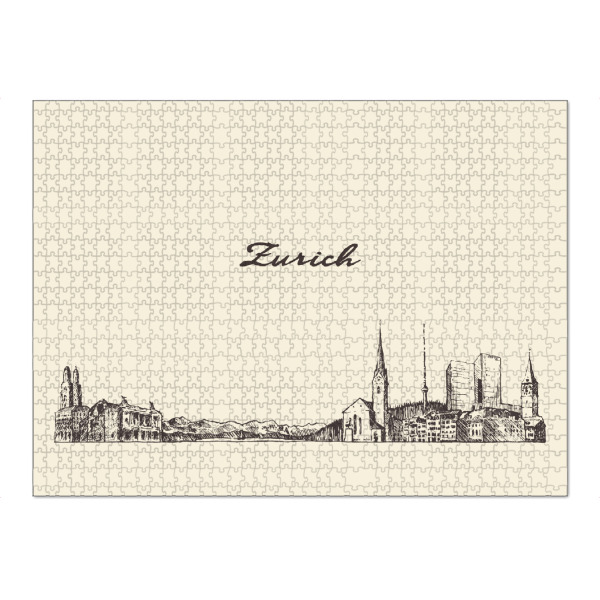 Puzzle Ravensburger "Zürich" artboxONE - Städte / Zürich