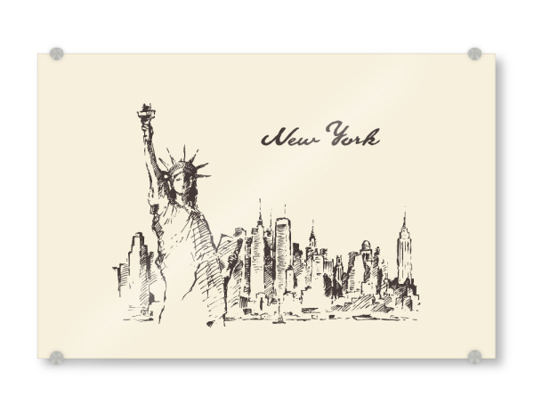 Acrylglasbild "New York 11" artboxONE - Städte,Städte / New York,Architektur