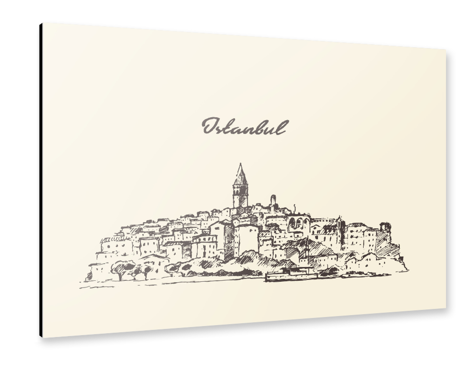 Alu-Dibond "Istanbul" 75x50 cm artboxONE