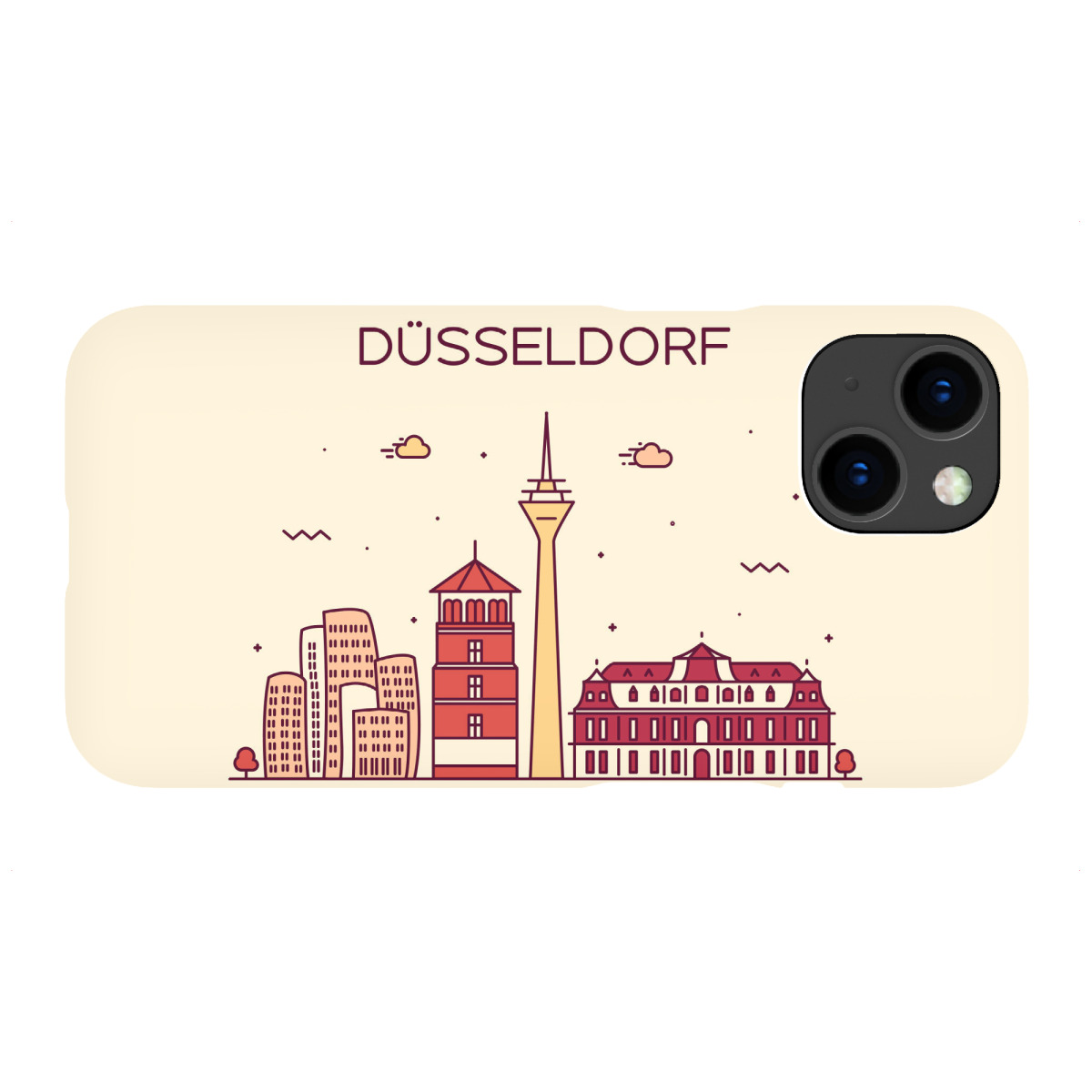 "Düsseldorf 2"für iPhone - Premium-Case Handyhülle artboxONE