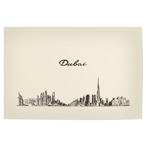 Poster "Dubai 3" artboxONE - Städte,Architektur,Städte / Dubai - Dubai