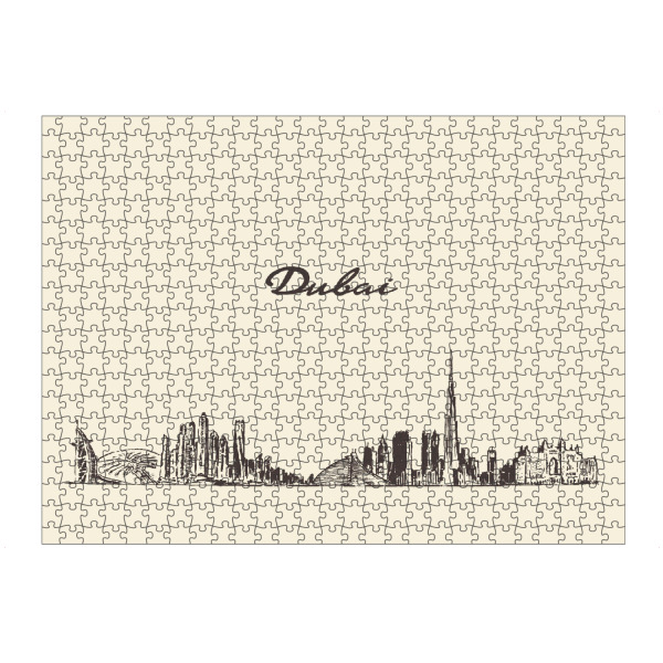 Puzzle Ravensburger "Dubai 3" artboxONE - Städte,Architektur,Städte / Dubai - Dubai - Bild dubai