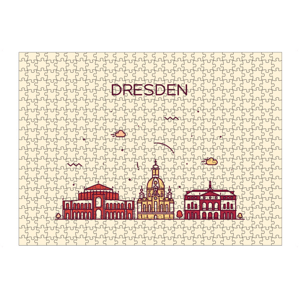 Puzzle Ravensburger "Dresden" artboxONE - Städte,Architektur,Städte / Dresden