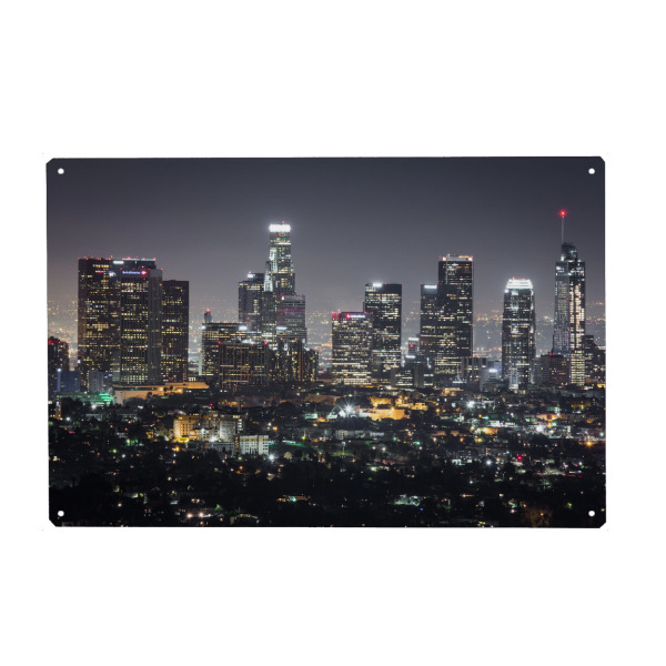 Metall Poster "LA CONFIDENTIAL" artboxONE - Städte,Städte / Los Angeles