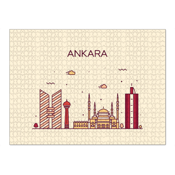 Puzzle Ravensburger "Ankara, Turkey" artboxONE - Städte,Architektur