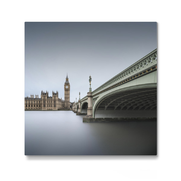 Galerie-Print "Westminster Abbey und Big Ben London" 30x30 cm artboxONE
