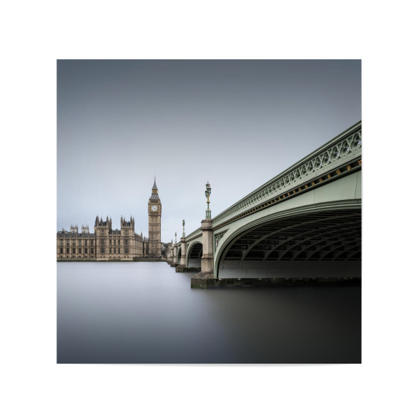 Poster 20x20 cm "Westminster Abbey und Big Ben London" artboxONE - Städte,Städte / London,Reise,Architektur,Reise / Länder