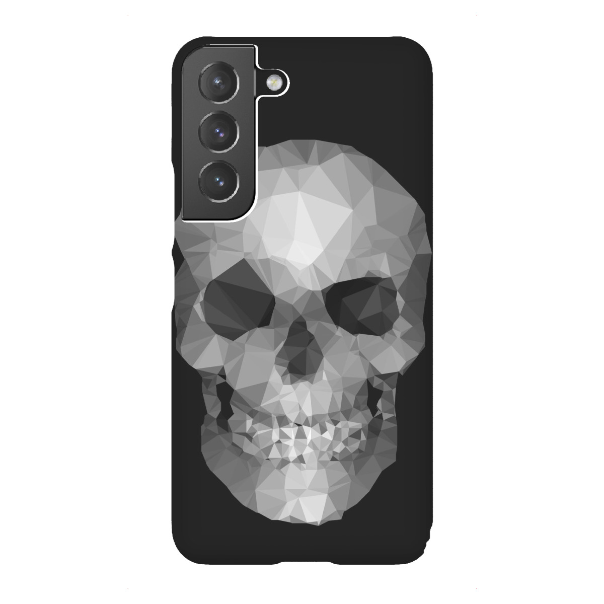 "Polygons skull black"für Samsung Galaxy - Premium-Case Handyhülle artboxONE