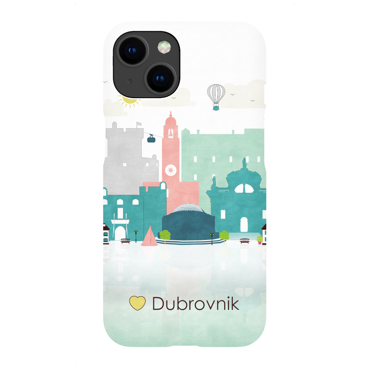 iPhone "Dubrovnik Skyline 01" Premium-Case Handyhülle artboxONE