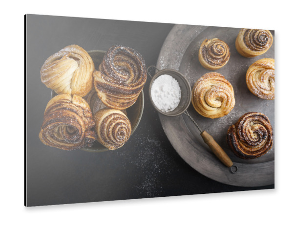 Alu-Dibond "Cruffins 2" 30x20 cm artboxONE