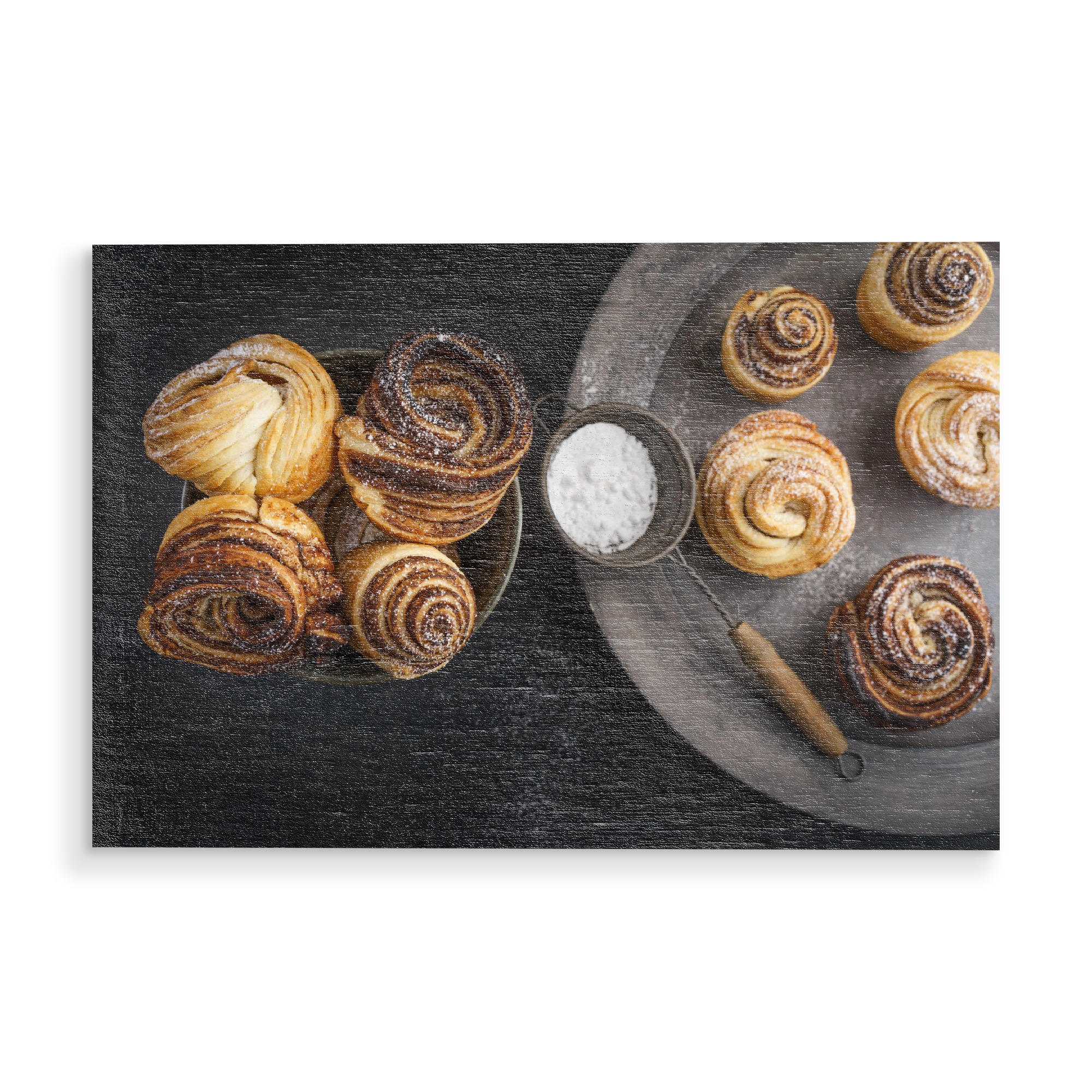 Holzbild "Cruffins 2" artboxONE - Essen & Trinken
