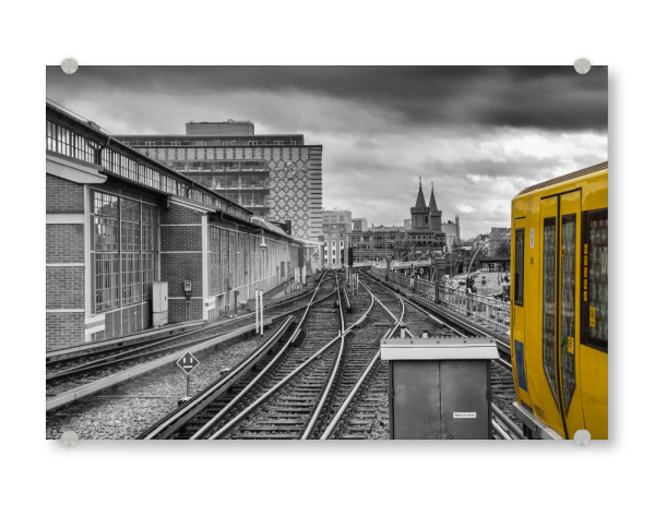 Acrylglasbild "Berlin 12" artboxONE - Städte,Städte / Berlin,Schwarzweiß,Architektur