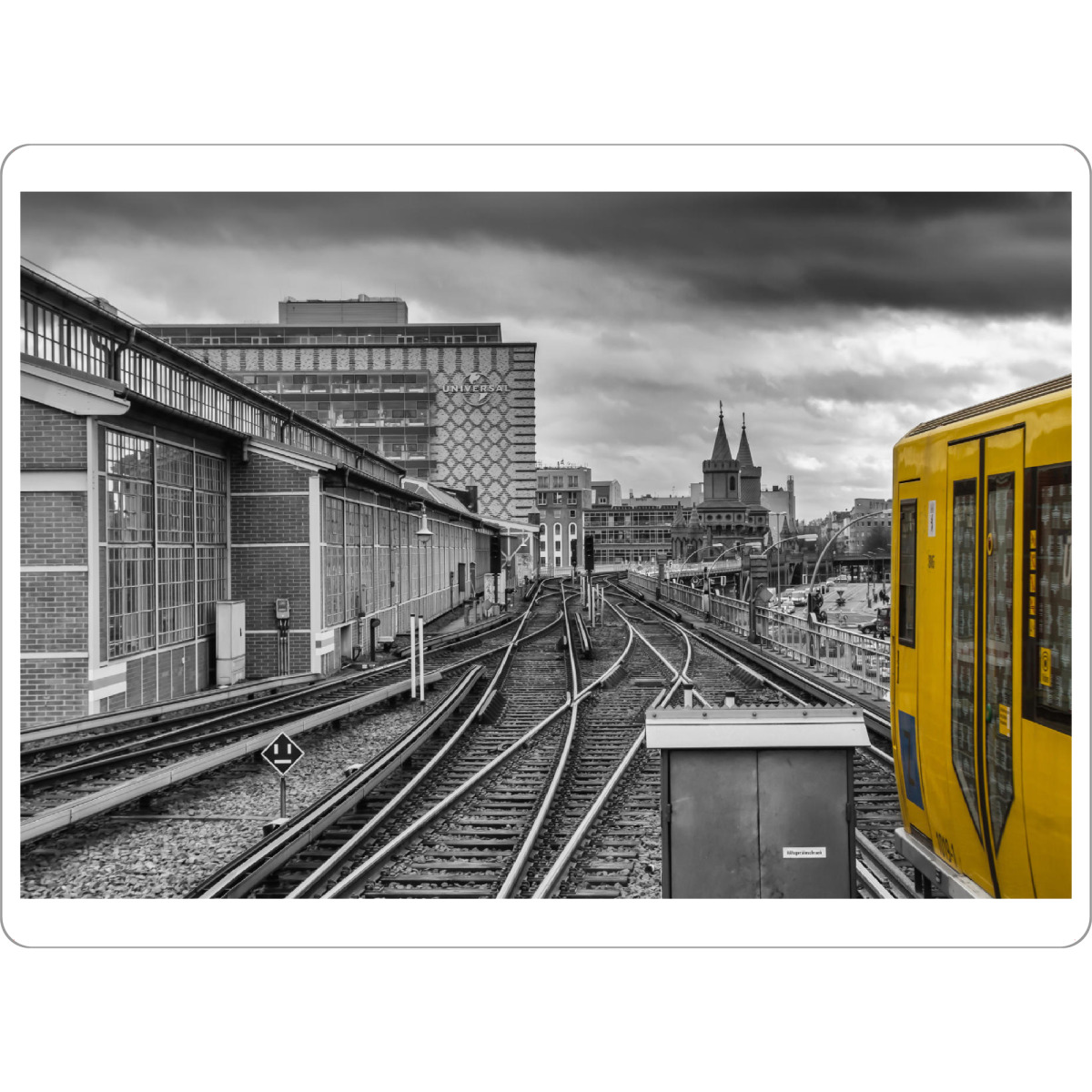 Tischset "Berlin 12" artboxONE - Städte,Städte / Berlin,Schwarzweiß,Architektur