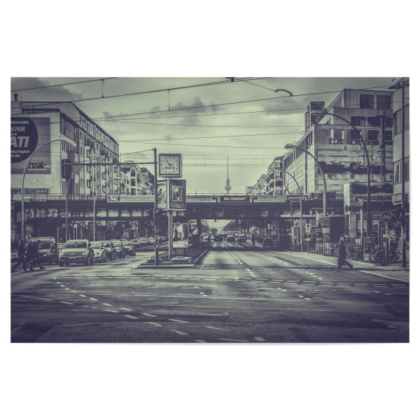 Poster 30x20 cm "Berlin 11" artboxONE - Städte,Städte / Berlin,Schwarzweiß,Architektur