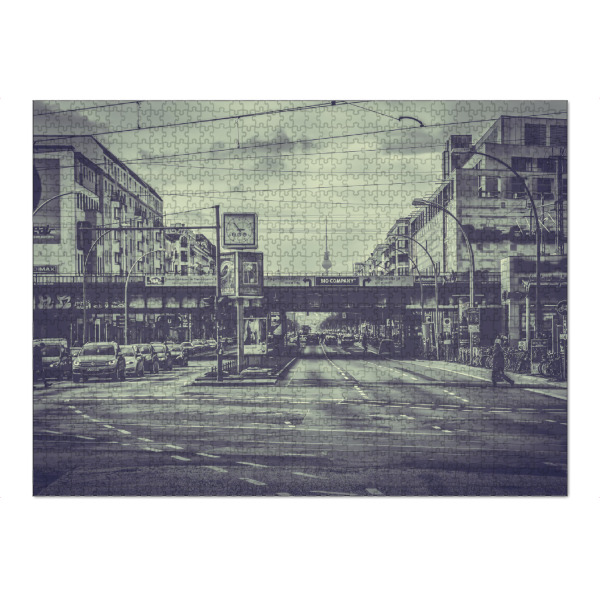 Puzzle Ravensburger "Berlin 11" artboxONE - Städte,Städte / Berlin,Schwarzweiß,Architektur