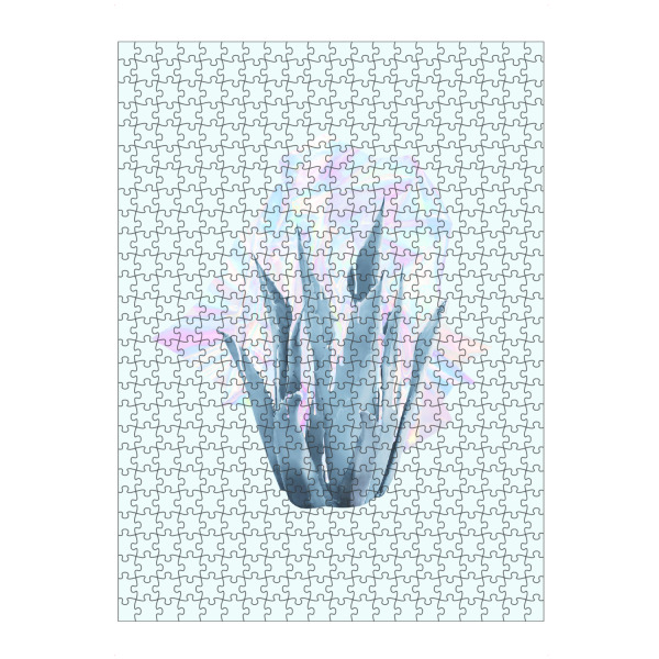 Puzzle Ravensburger "Holographic Succulent" artboxONE - Natur,Floral