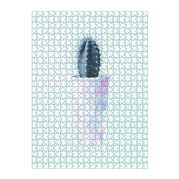 artboxONE Puzzle "Holographic Cactus" artboxONE - Natur,Floral