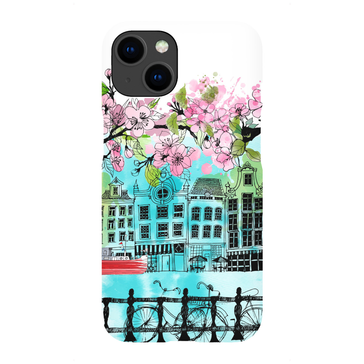 iPhone "Amsterdam in springtime" Premium-Case Handyhülle artboxONE