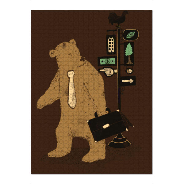 Puzzle Ravensburger "Choices" artboxONE - Tiere,Comic