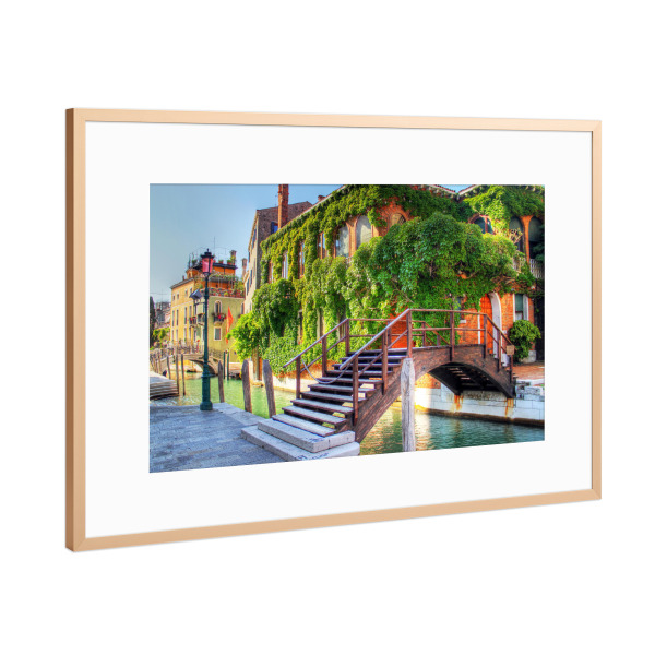 Poster mit Rahmen Kupfer "Venedig 6" artboxONE - Städte / Venedig - Reise,Venedig,Venice,Venezia,Venise,Italien,Italy,Italie,Sonnenuntergang