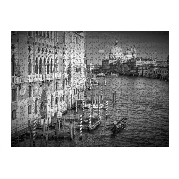 artboxONE Puzzle "VENEDIG Canal Grande & Santa Maria della Salute" artboxONE - Städte,Schwarzweiß,Städte / Venedig,Reise / Länder