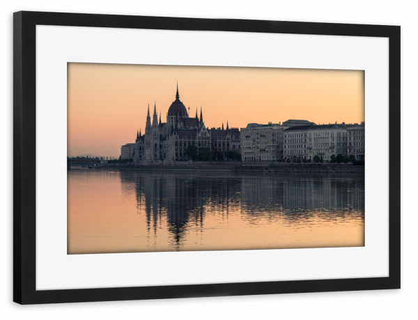 Poster mit Rahmen schwarz "Budapest 06" artboxONE - Städte,Reise,Städte / Budapest