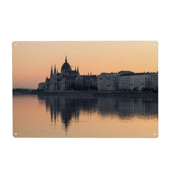 Metall Poster "Budapest 06" artboxONE - Städte,Reise,Städte / Budapest