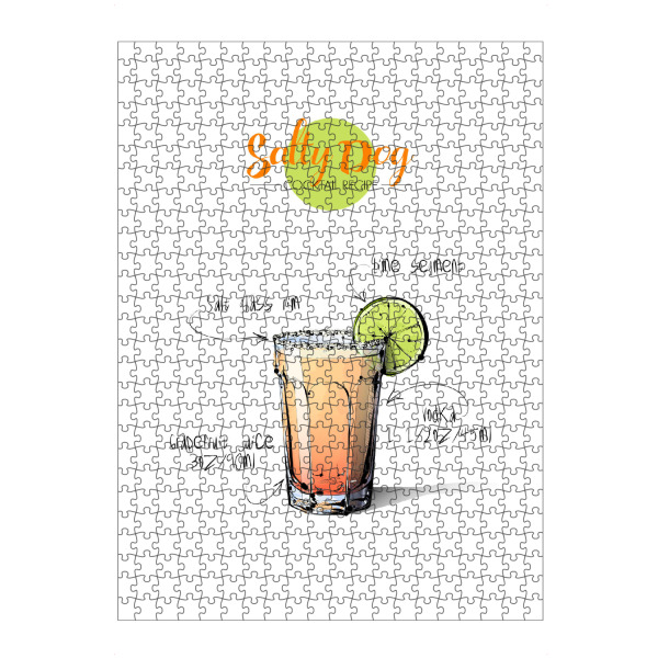Puzzle Ravensburger "Cocktail Salty Dog" artboxONE - Essen & Trinken,Essen & Trinken / Alkohol,Festivals
