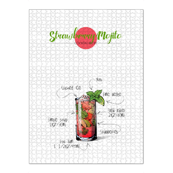 Puzzle Ravensburger "Cocktail Strawberry Mojito" artboxONE - Essen & Trinken,Essen & Trinken / Alkohol,Festivals