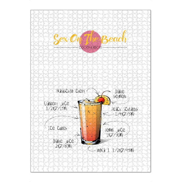 Puzzle Ravensburger "Cocktail Sex On The Beach" artboxONE - Essen & Trinken,Essen & Trinken / Alkohol,Festivals
