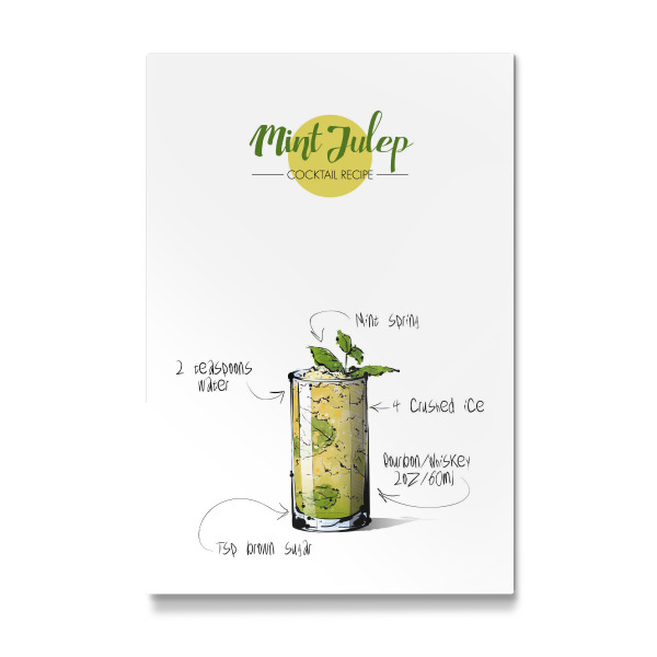 Galerie-Print "Cocktail Mint Julep" 30x20 cm artboxONE