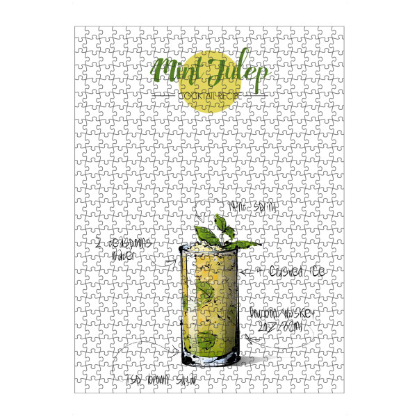 artboxONE Puzzle "Cocktail Mint Julep" artboxONE - Essen & Trinken,Essen & Trinken / Alkohol,Festivals