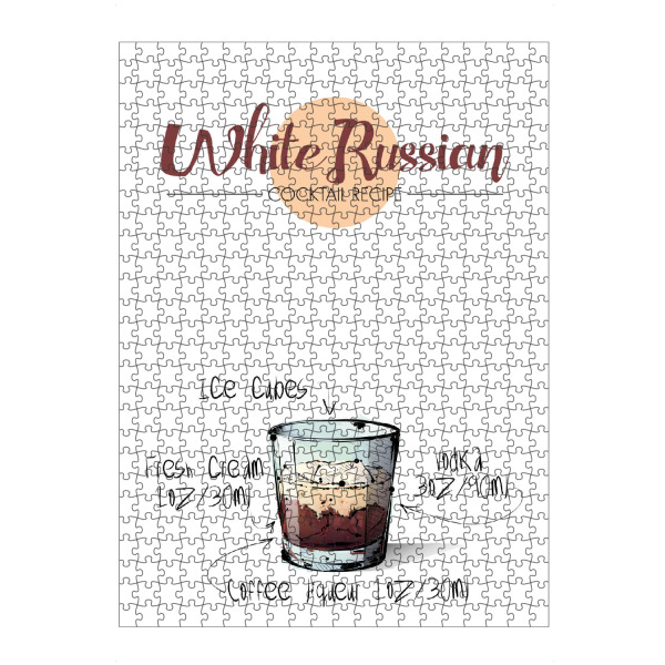 artboxONE Puzzle "Cocktail White Russian" artboxONE - Essen & Trinken,Essen & Trinken / Alkohol,Festivals