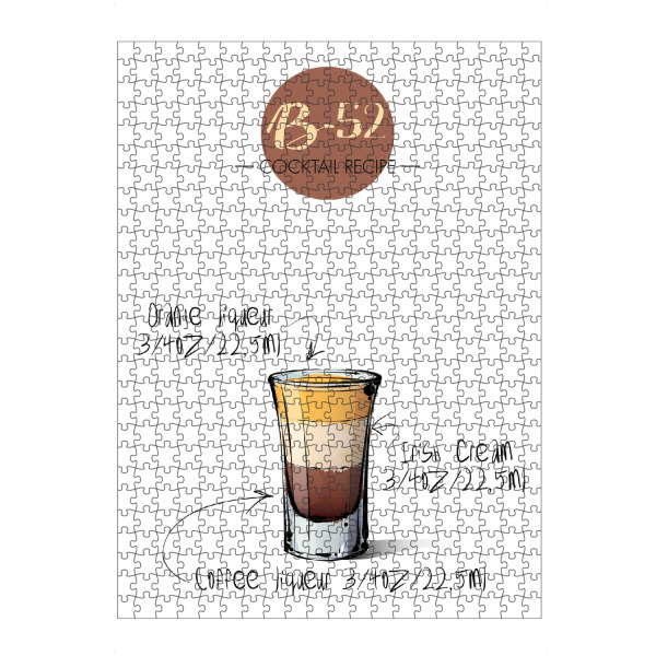 artboxONE Puzzle "Cocktail B-52" artboxONE - Essen & Trinken,Essen & Trinken / Alkohol,Festivals