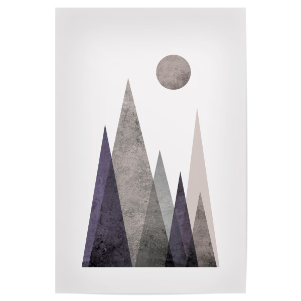 Poster "Scandi Mountains" artboxONE - Natur,Geometrie