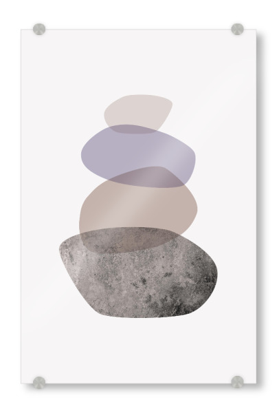 Acrylglasbild "Scandi Balance" artboxONE - Geometrie