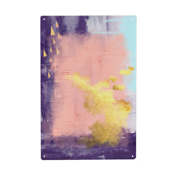 Holzbild "Uncomplicated Brushstrokes" artboxONE - Abstrakt