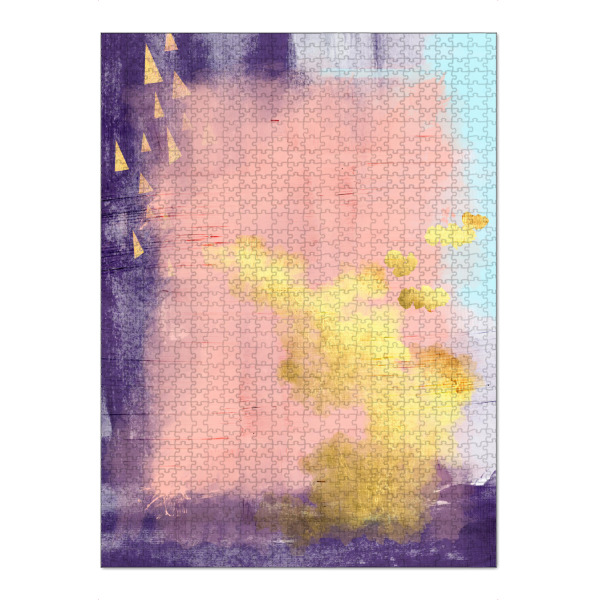 Puzzle Ravensburger "Uncomplicated Brushstrokes" artboxONE - Abstrakt