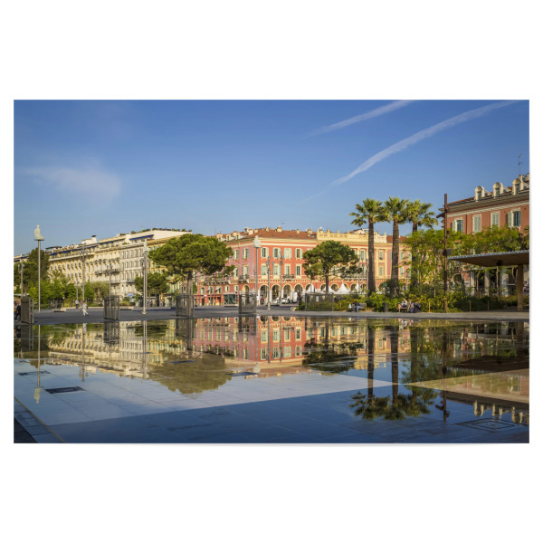 Poster 30x20 cm "NIZZA Miroir d'eau" artboxONE - Städte,Reise,Architektur,Reise / Länder,Städte / Weitere