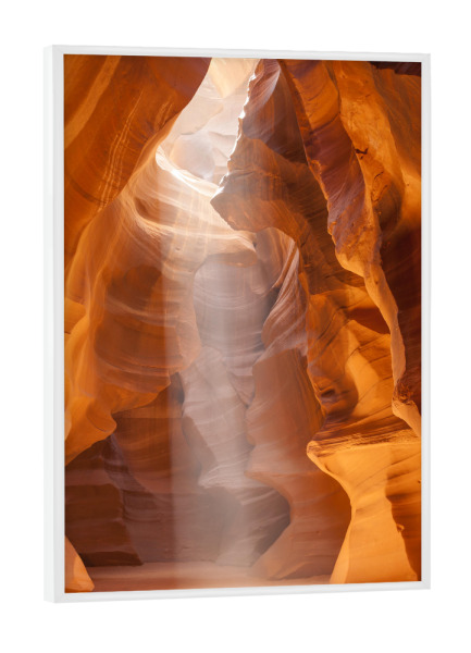 Poster mit weißem Rahmen "Wunderschöner ANTELOPE CANYON" artboxONE - Natur,Reise,Reise / Länder